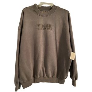 Taylor Swift Eras Tour Blue Crewneck Sweatshirt NWT L